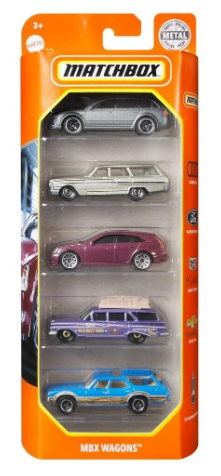 Matchbox Beşli Araba Seti Wagons GVY40