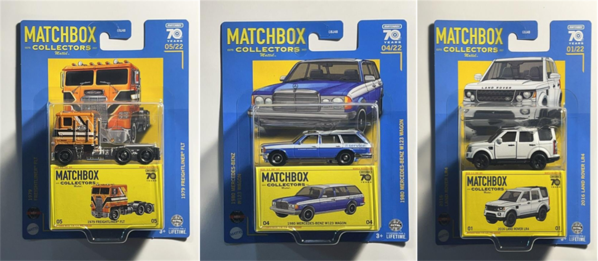 Matchbox Collectors 70's Üçlü Araba Setleri