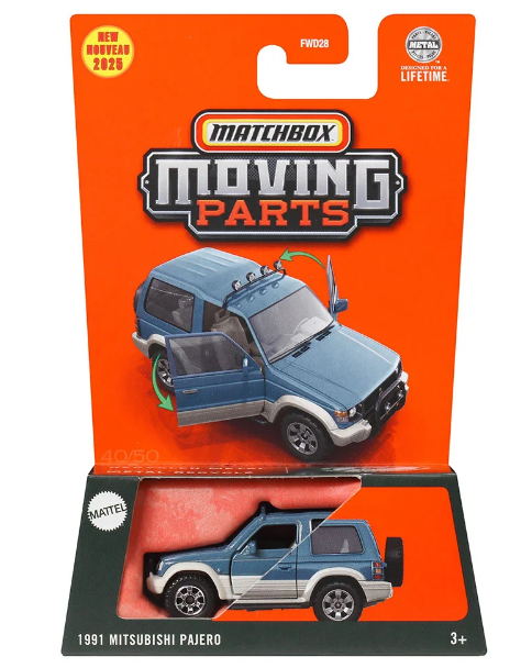 Matchbox Moving Parts 1991 Mitsubishi Pajero FWD28-JBW66