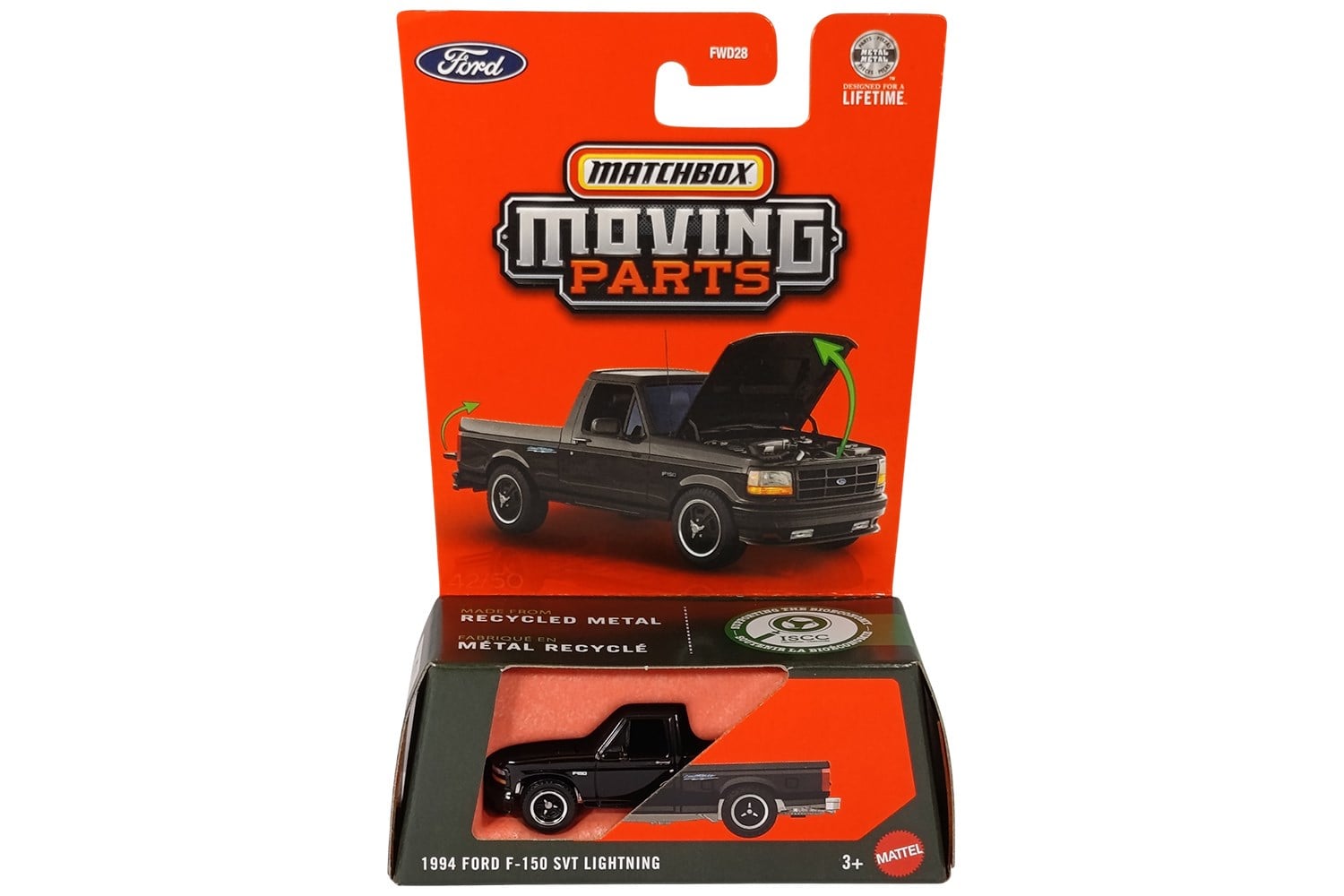 Matchbox Moving Parts 1994 Ford F-150 SVT Lightning FWD28 - JHV65