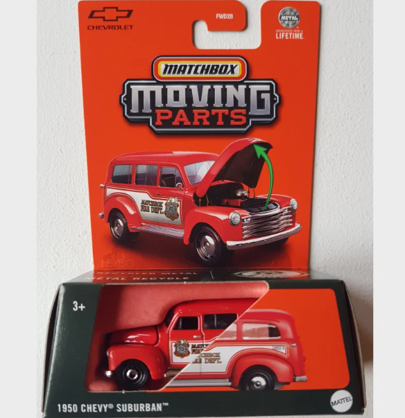 Matchbox Moving Parts Arabalar 1950 Chevy Suburban FWD28