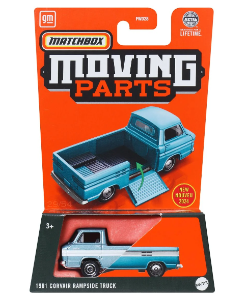 Matchbox Moving Parts Arabalar 1961 Corvair Rampside Truck