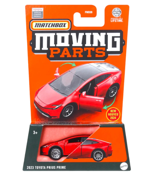 Matchbox Moving Parts Arabalar 2023 Toyota Prius Prime
