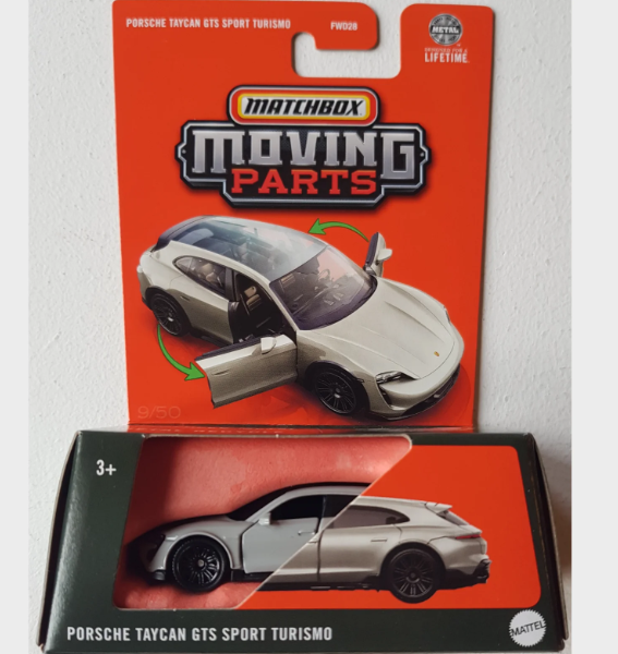 Matchbox Moving Parts Arabalar Porsche Taycan GTS Sport Turismo FWD28