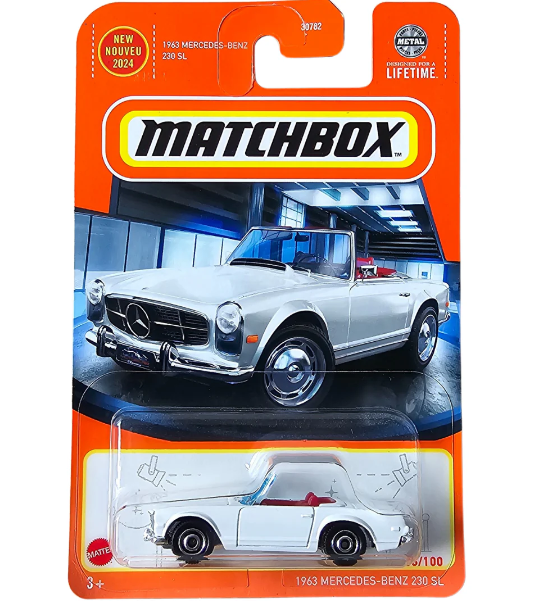 Matchbox Tekli Arabalar 1963 Mercedes-Benz 230 SL