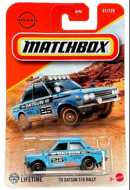 Matchbox Tekli Arabalar '70 Datsun 510 Rally