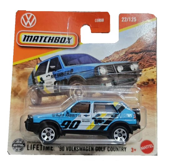 Matchbox Tekli Arabalar '90 Volkswagen Golf Country