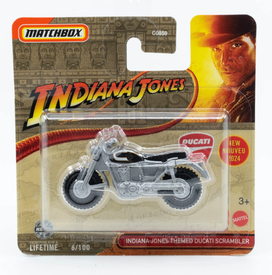 Matchbox Tekli Arabalar İndiana Jones Themed Ducati Scrambler