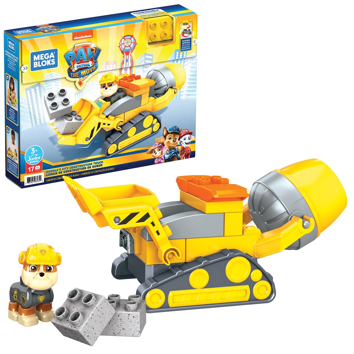 Paw Patrol Rubble'ın İnşaat Kamyonu GYW91