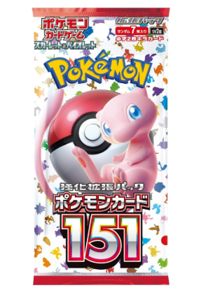 Pokemon Scarlet & Violet 151 Japanese Booster Pack