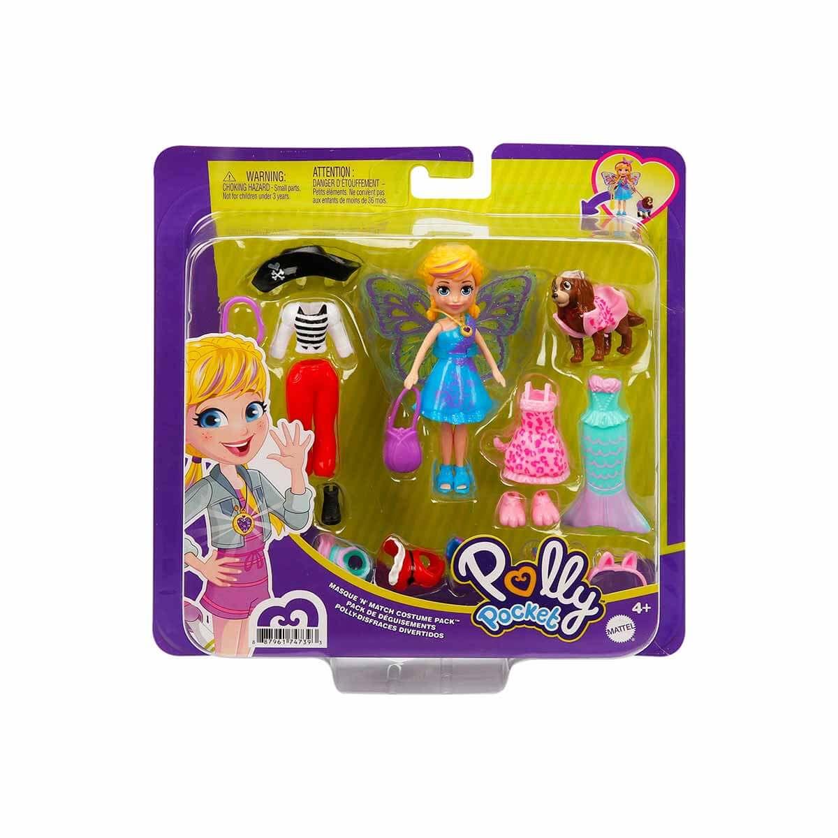 Polly Pocket ve Hayvan Dostu Kostüm Giyiyor Oyun Seti GDM15