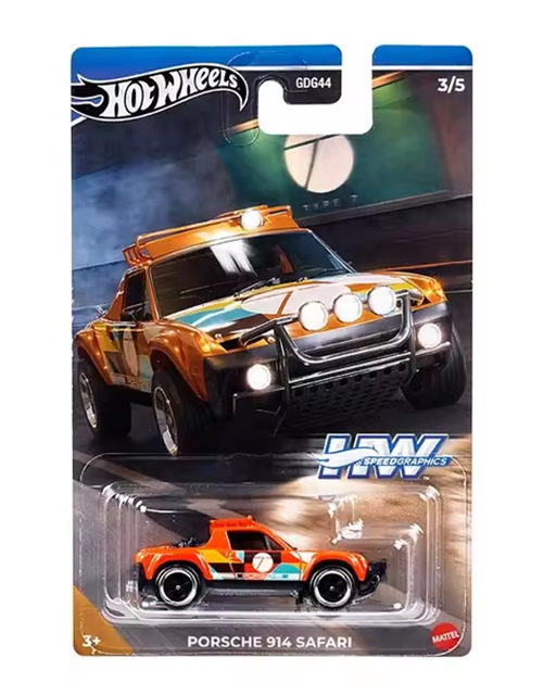 Hot Wheels Speed Graphics Porsche 914 Safari