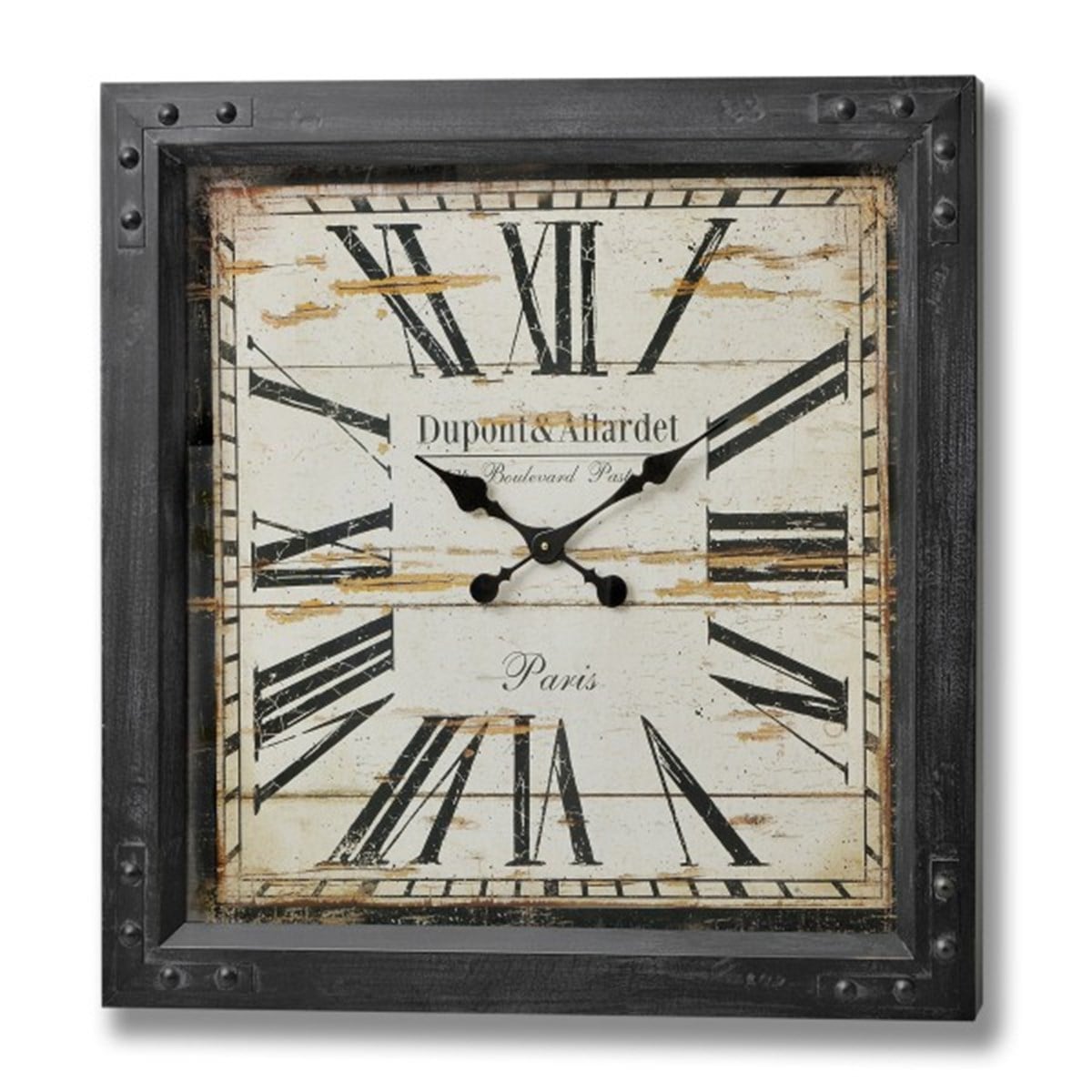 Ahşap Retro Duvar Saati 