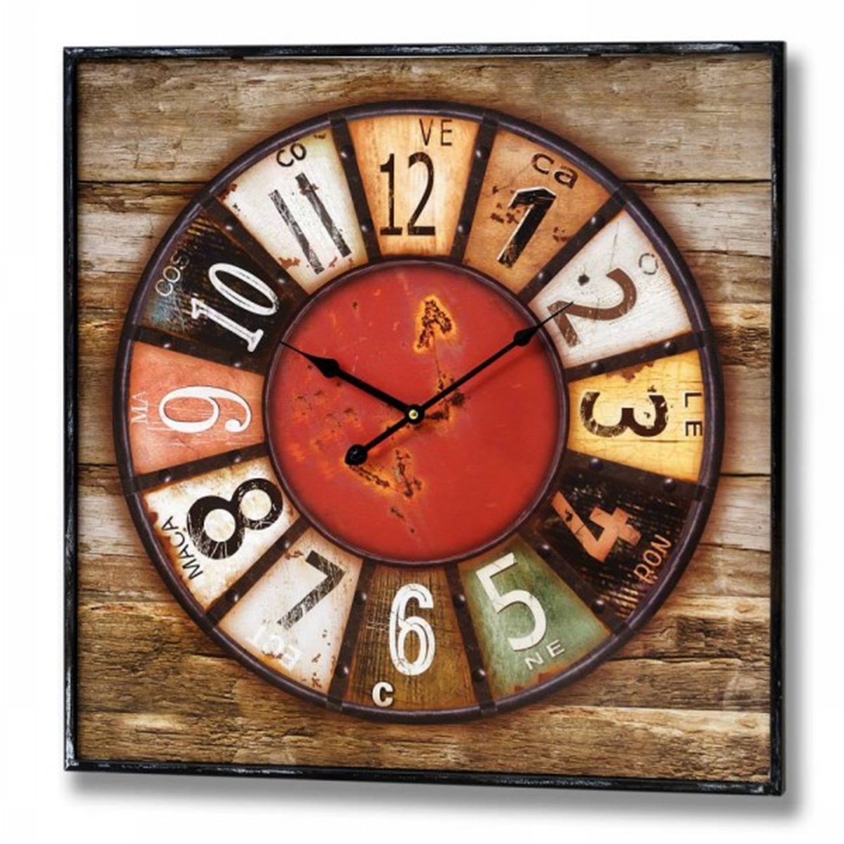 Ahşap Retro Duvar Saati 