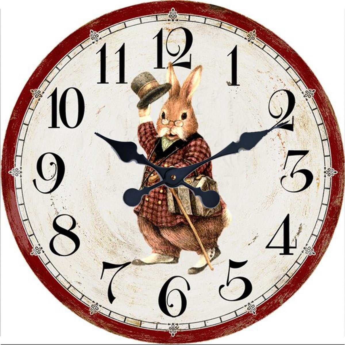 Ahşap Retro Duvar Saati 