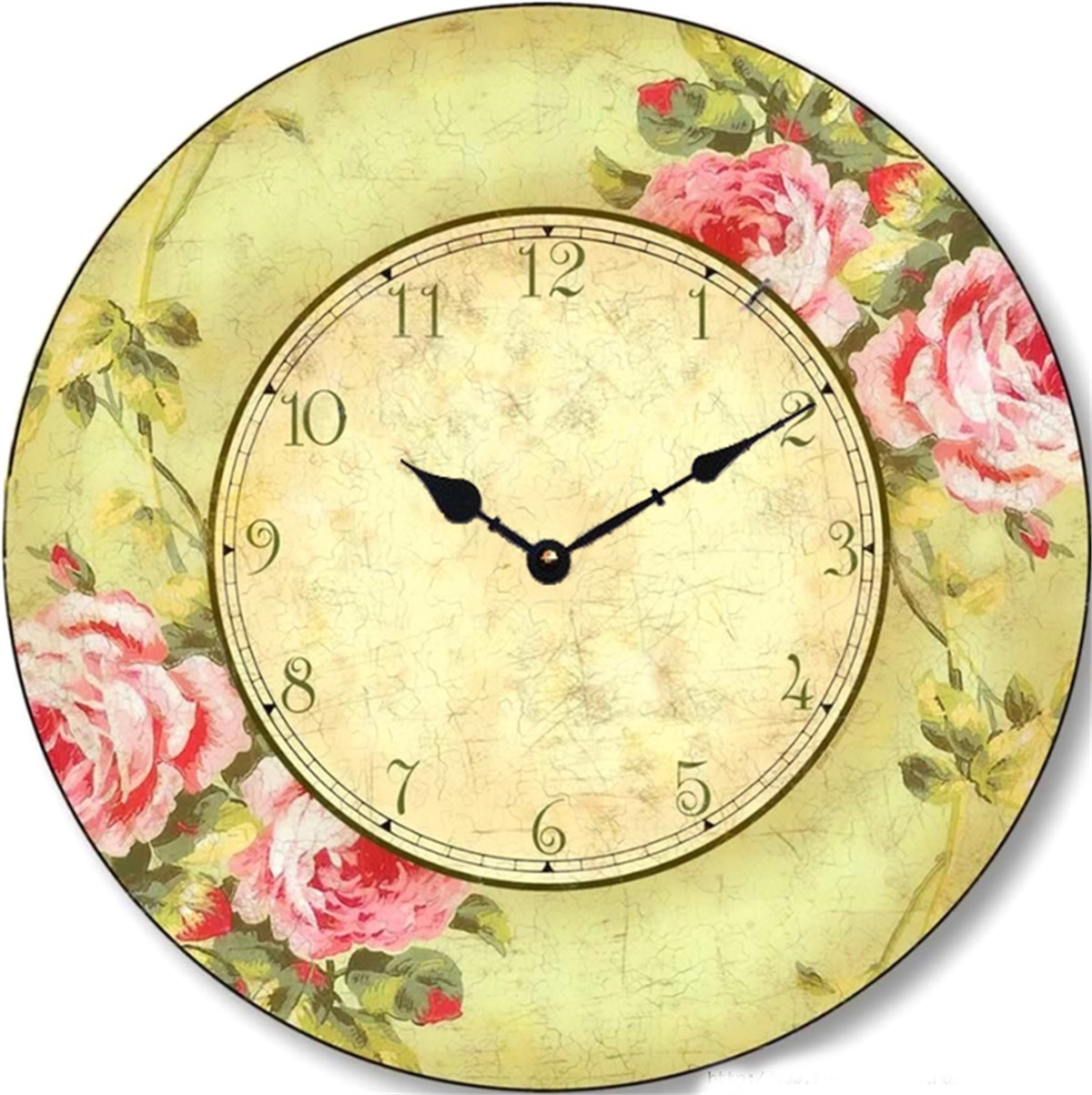 Ahşap Retro Duvar Saati 