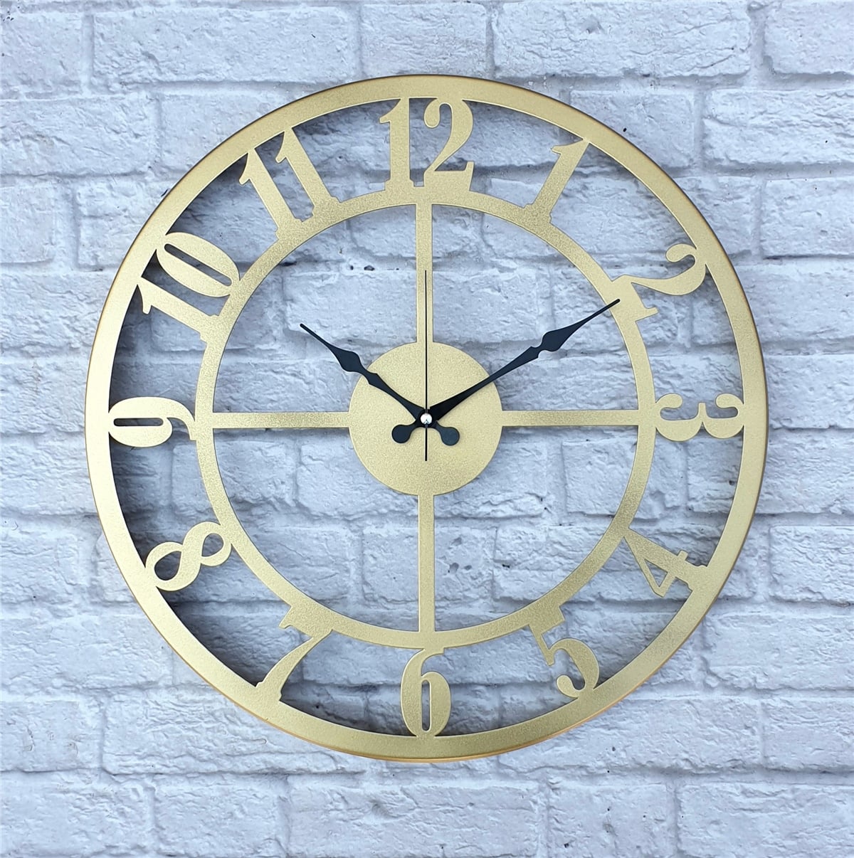 Markakanvas Metal Duvar Saati  ( Çap 50 cm -Çap 80 cm )