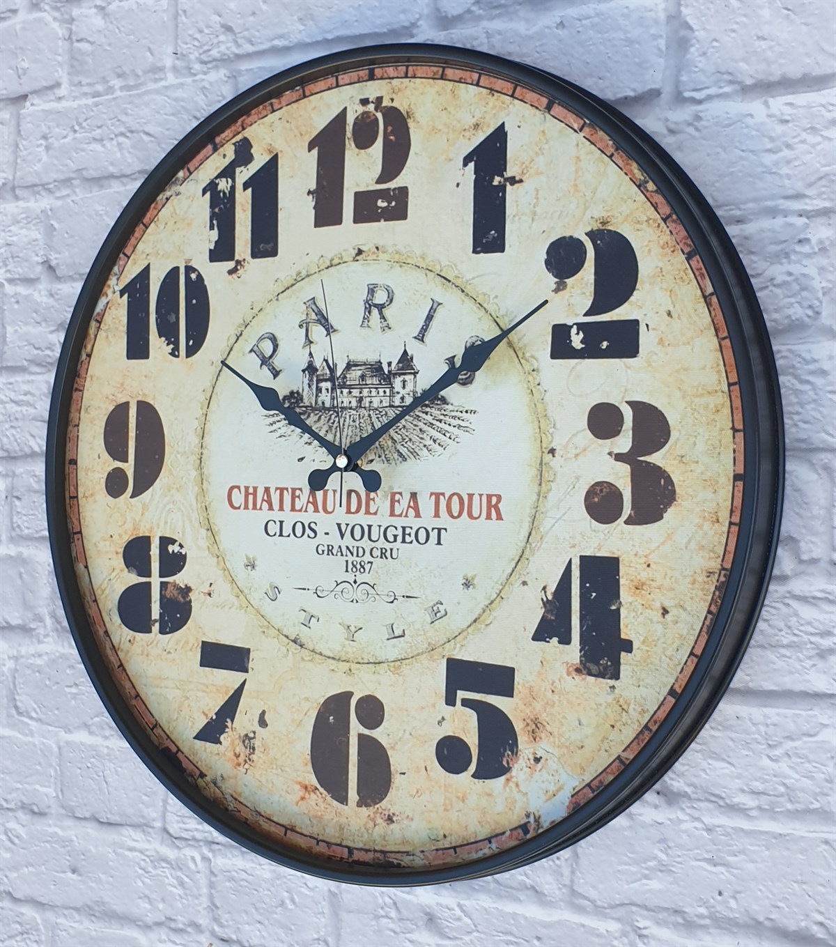 Markakanvas Metal Kasalı Duvar Saati