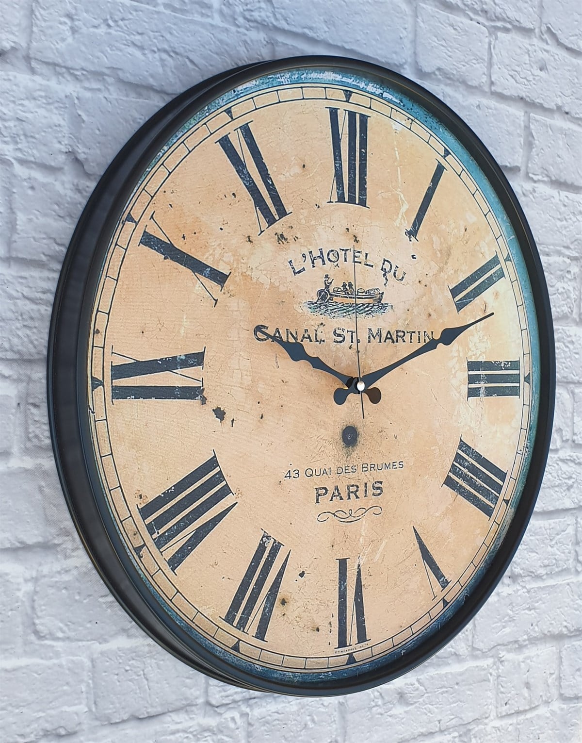 Markakanvas Metal Kasalı Duvar Saati