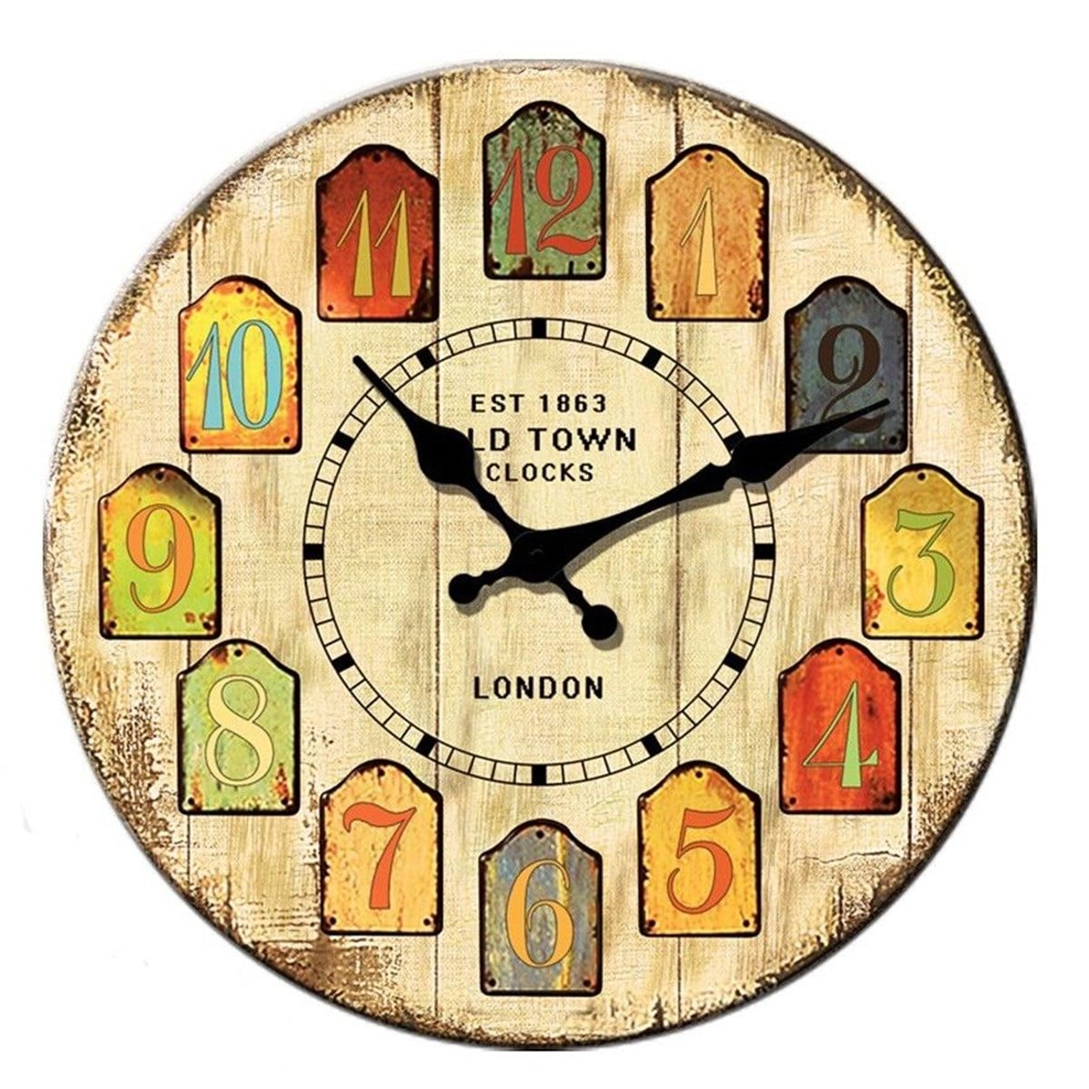 Markakanvas Yuvarlak Duvar Saati