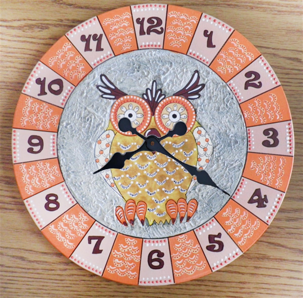 Markakanvas Yuvarlak Duvar Saati