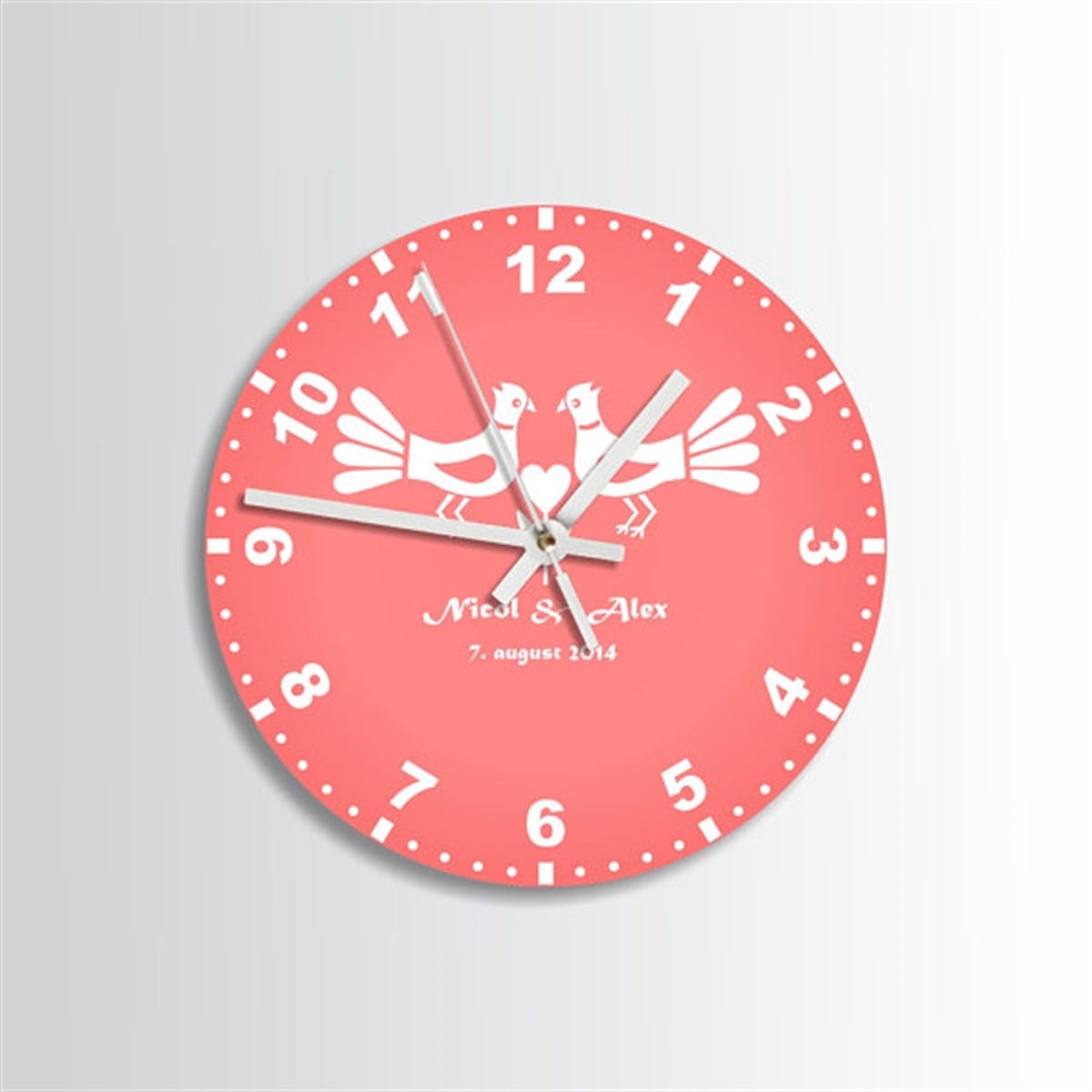 Markakanvas Yuvarlak Duvar Saati