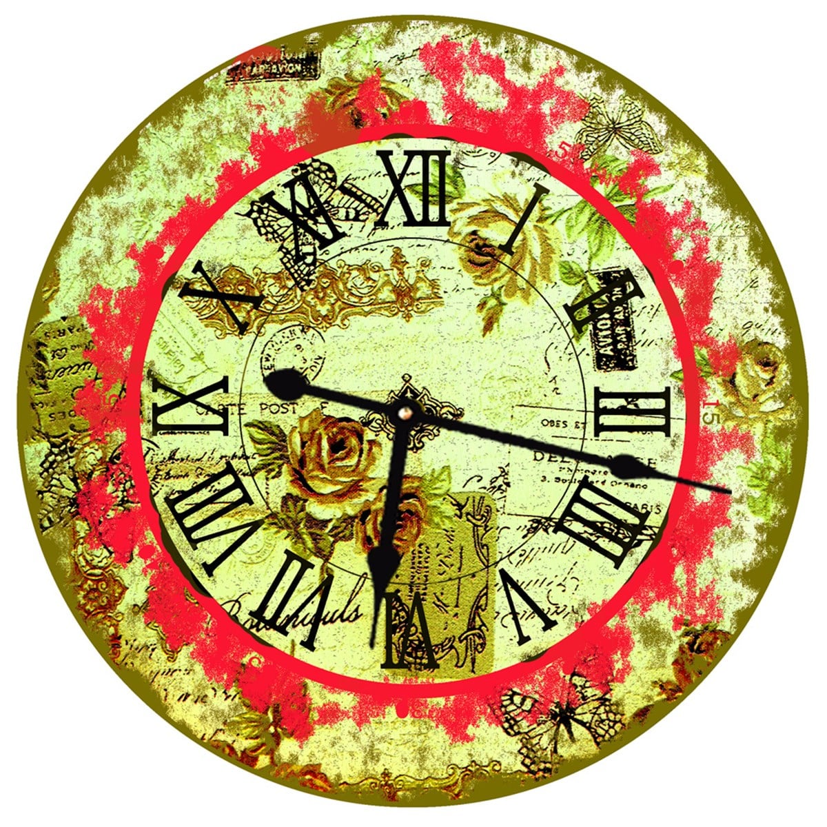 Markakanvas Yuvarlak Duvar Saati