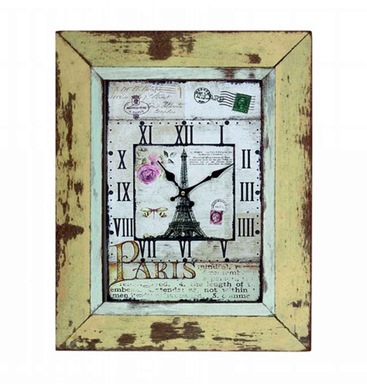 Ahşap Retro Duvar Saati 