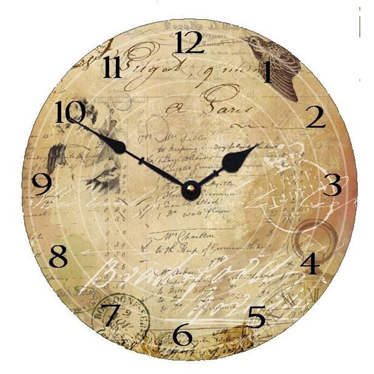 Ahşap Retro Duvar Saati 