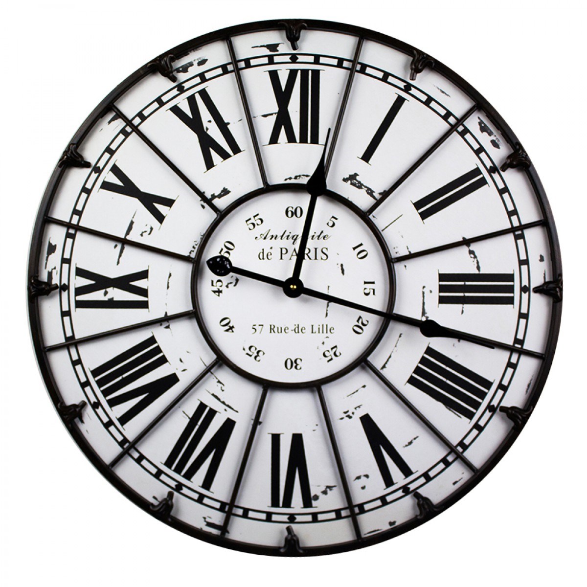 Ahşap Retro Duvar Saati 