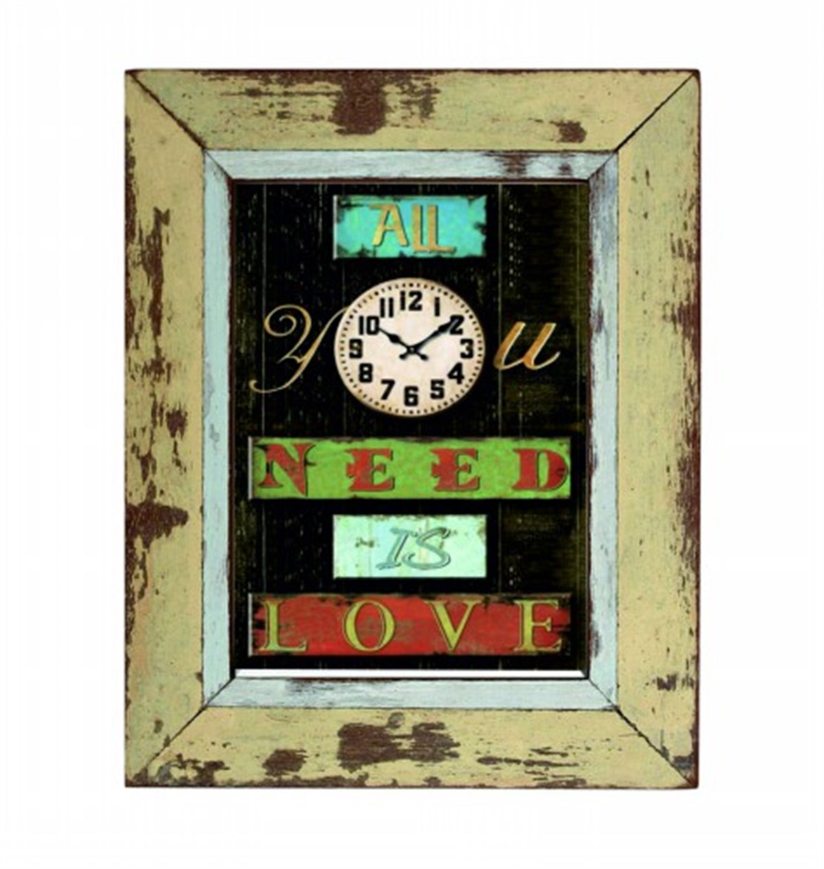 Ahşap Retro Duvar Saati 