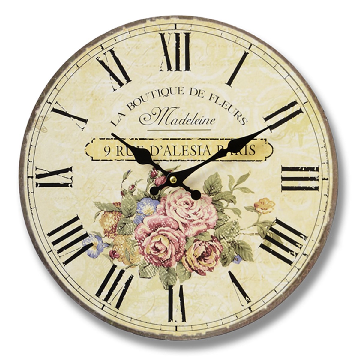 Ahşap Retro Duvar Saati 