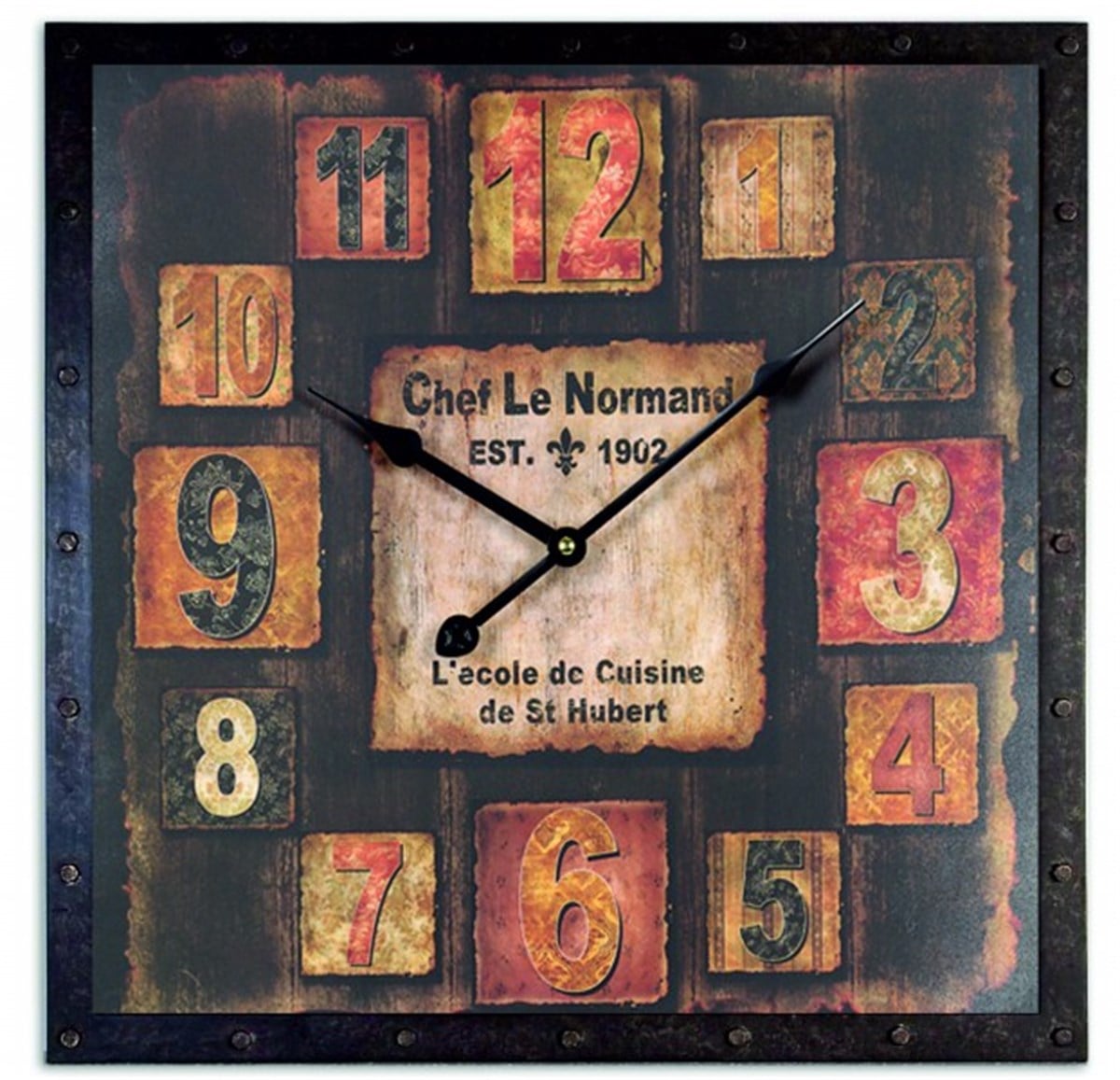 Ahşap Retro Duvar Saati 