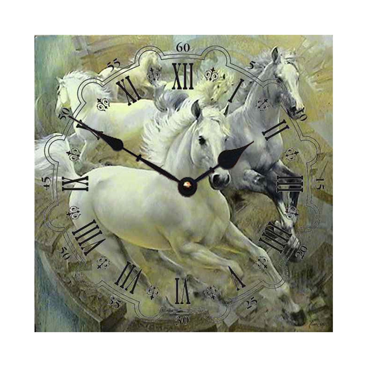 Ahşap Retro Duvar Saati 