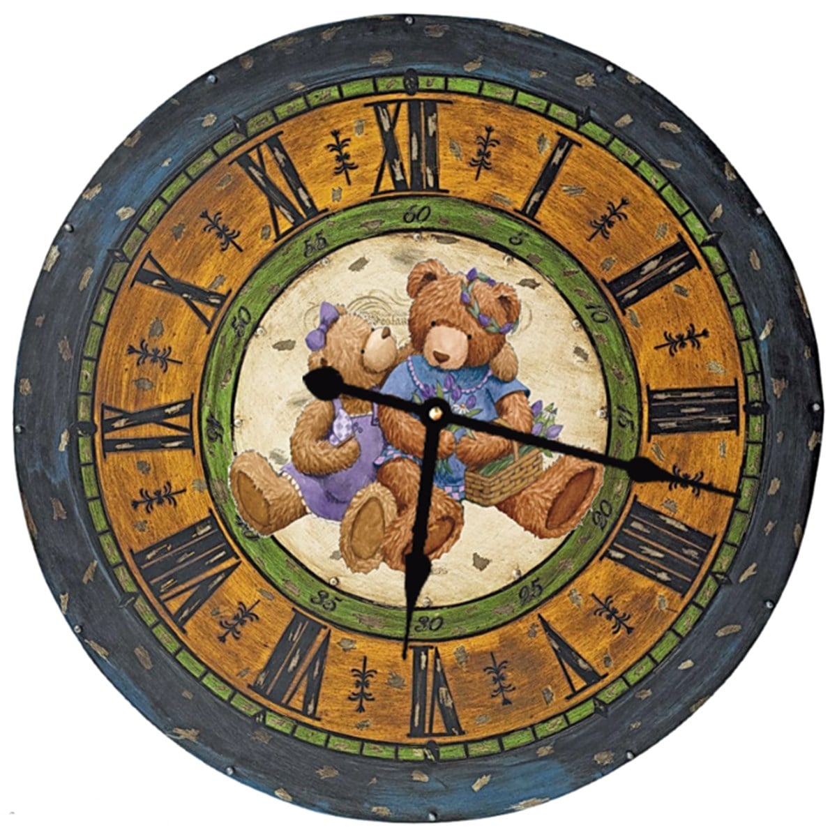 Ahşap Retro Duvar Saati 