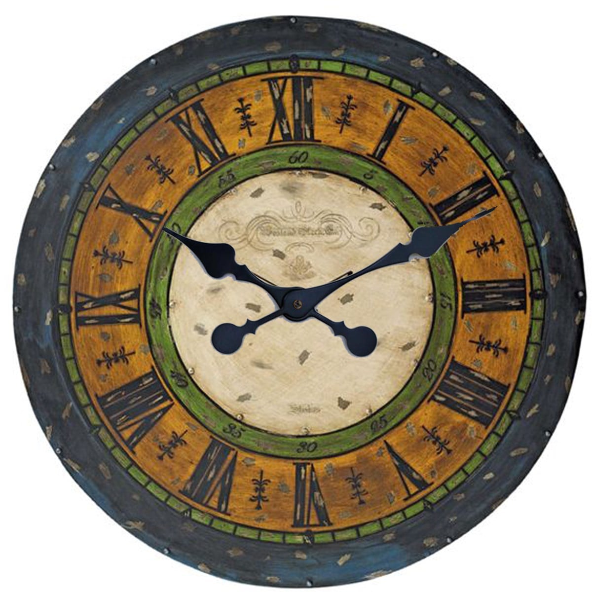 Ahşap Retro Duvar Saati 