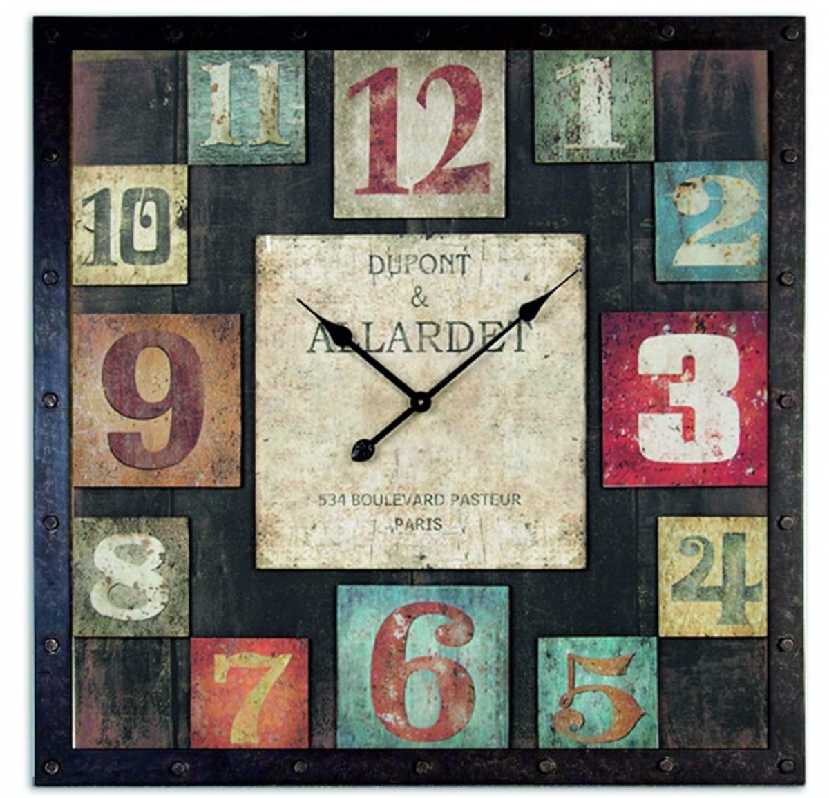 Ahşap Retro Duvar Saati 