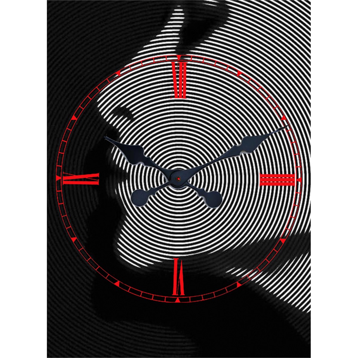 Ahşap Retro Duvar Saati 