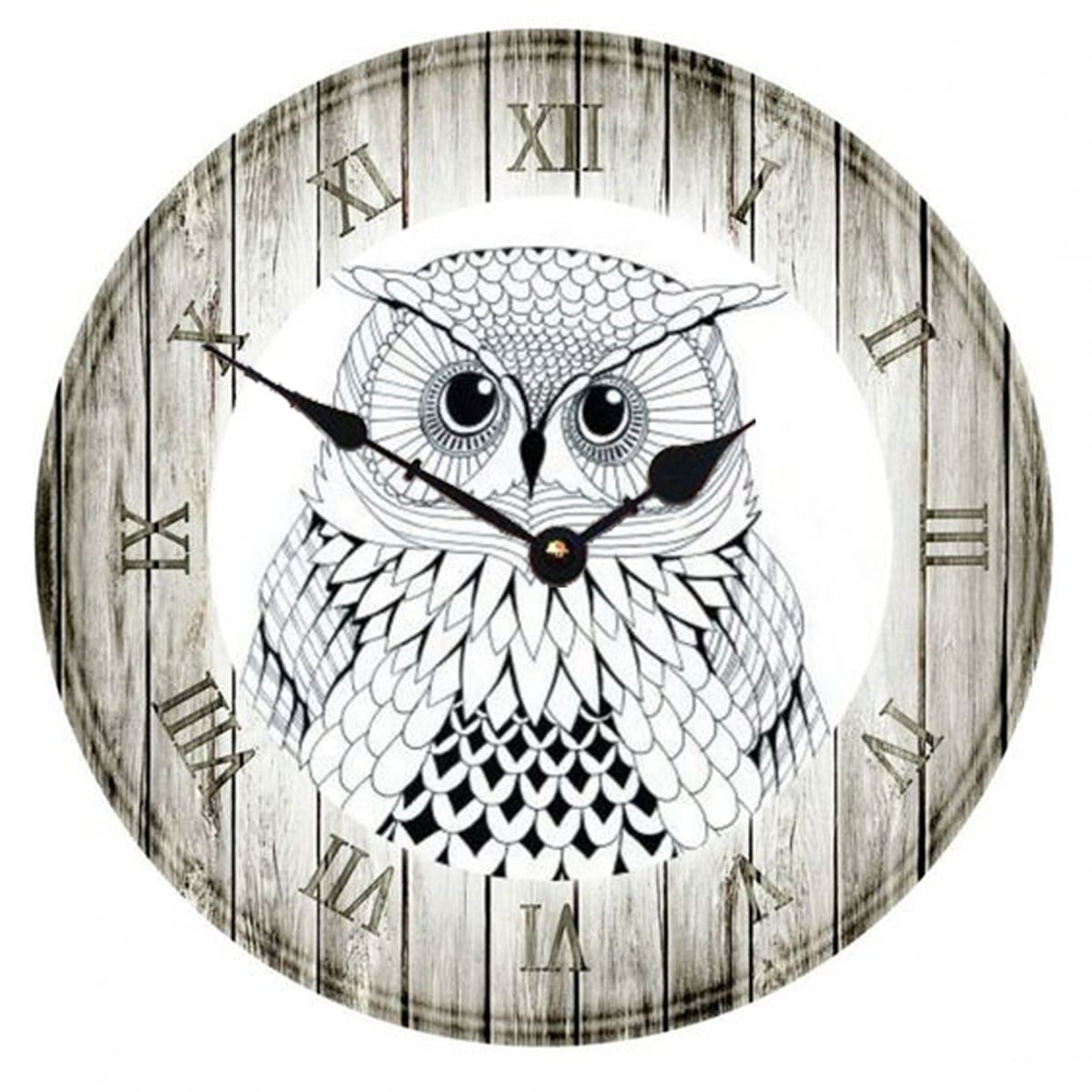 Ahşap Retro Duvar Saati 