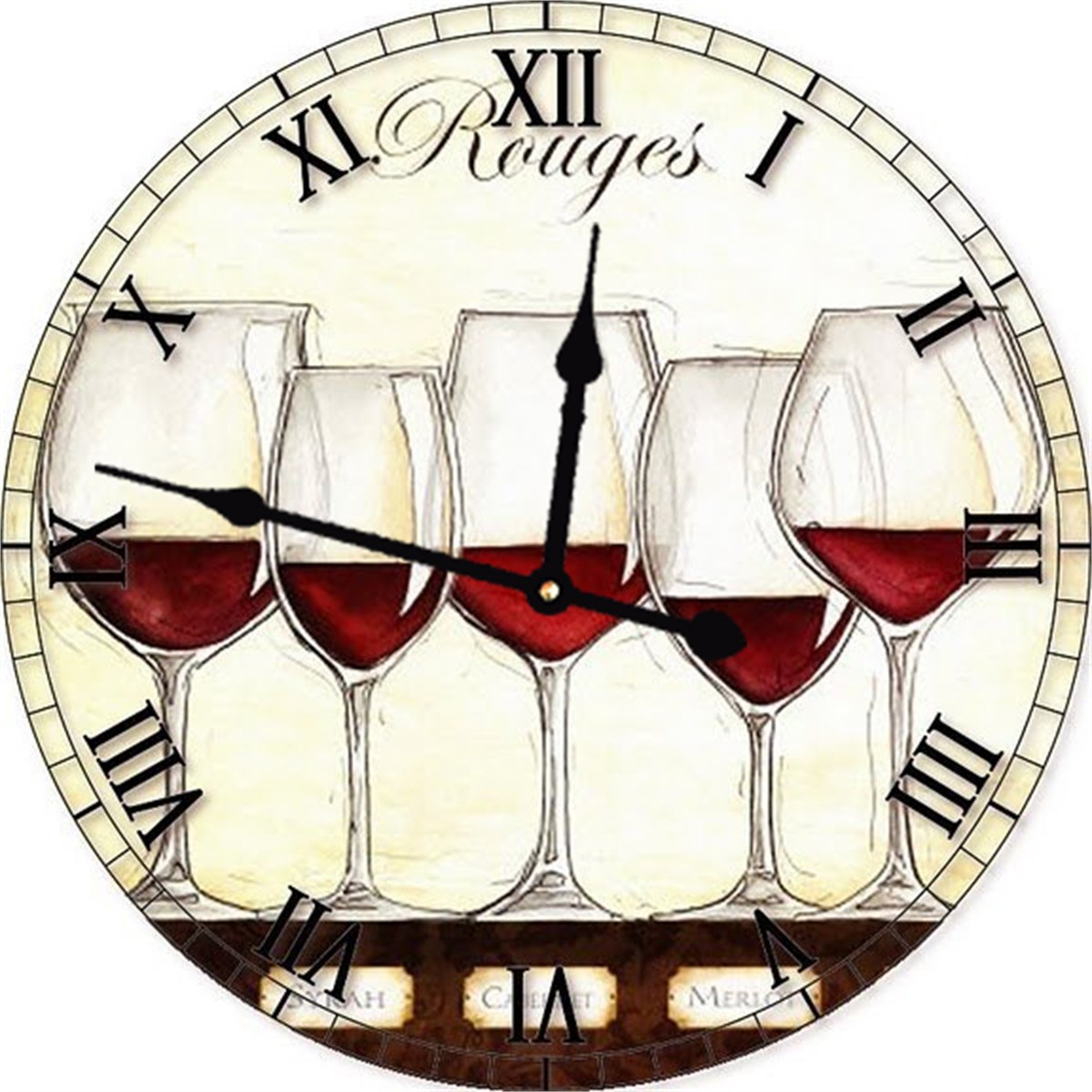 Ahşap Retro Duvar Saati 