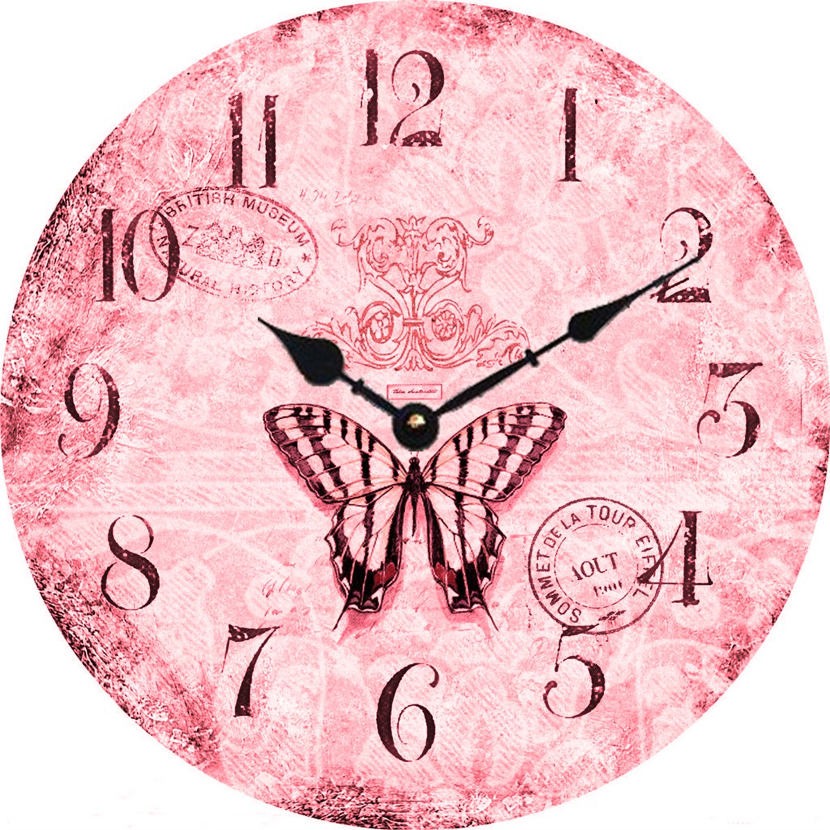 Ahşap Retro Duvar Saati 