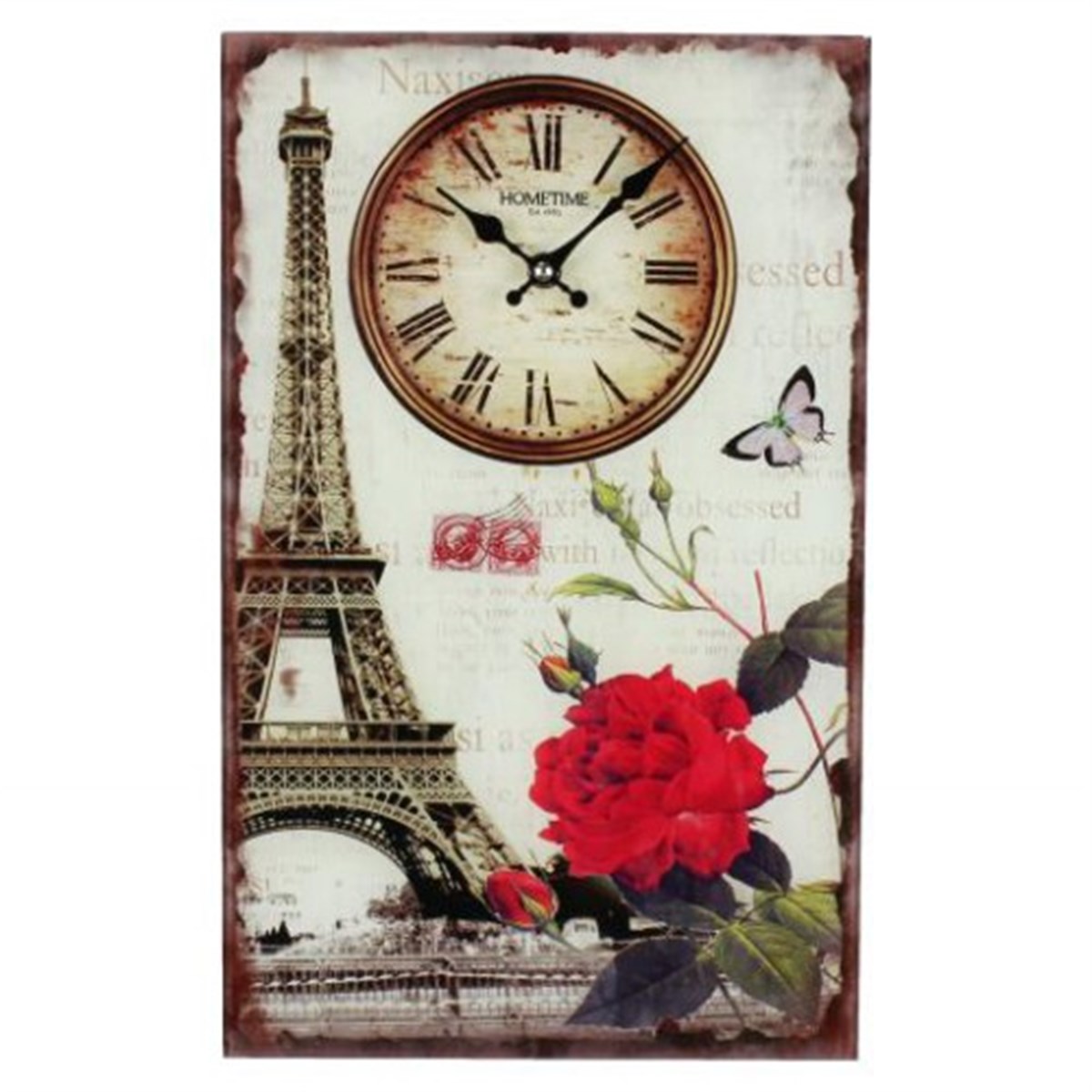 Ahşap Retro Duvar Saati 