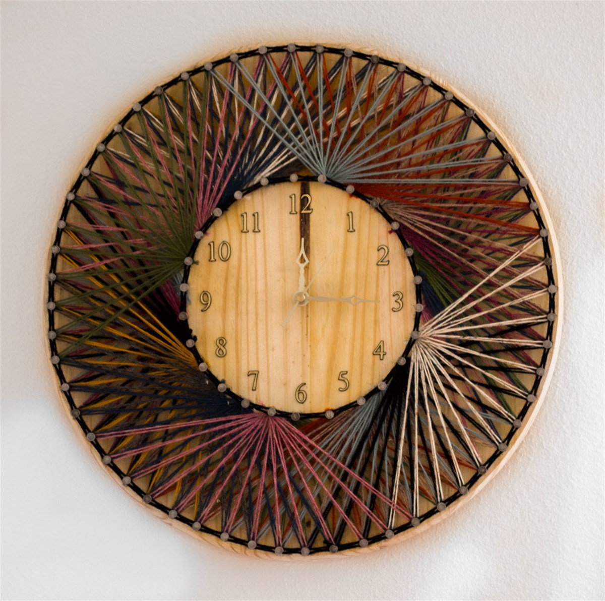 Ahşap Retro Duvar Saati 