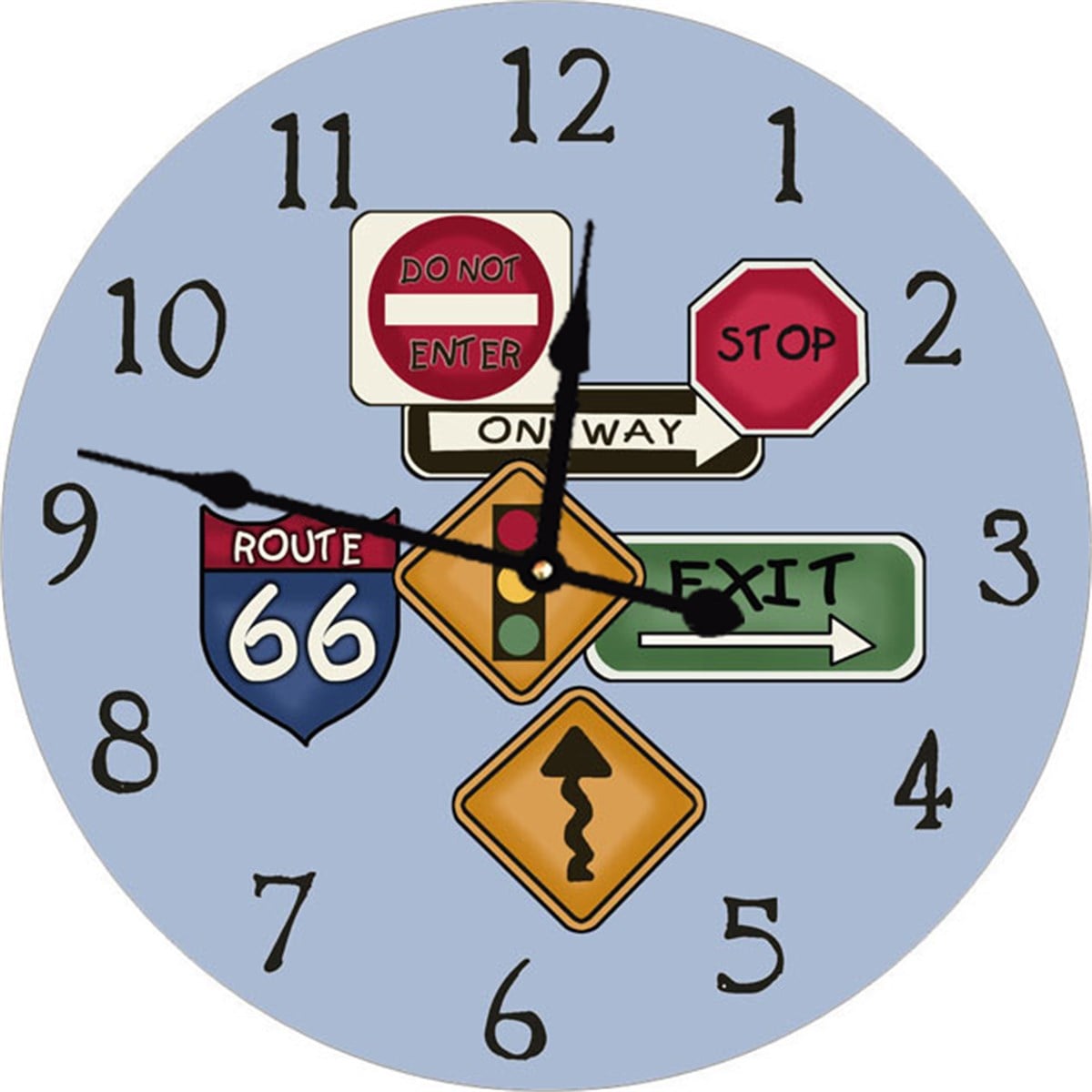 Ahşap Retro Duvar Saati 