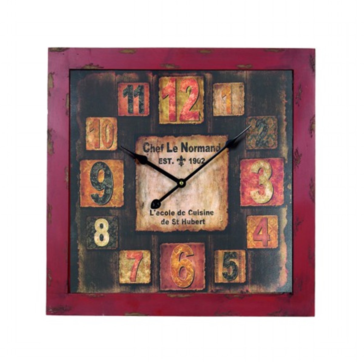 Ahşap Retro Duvar Saati 