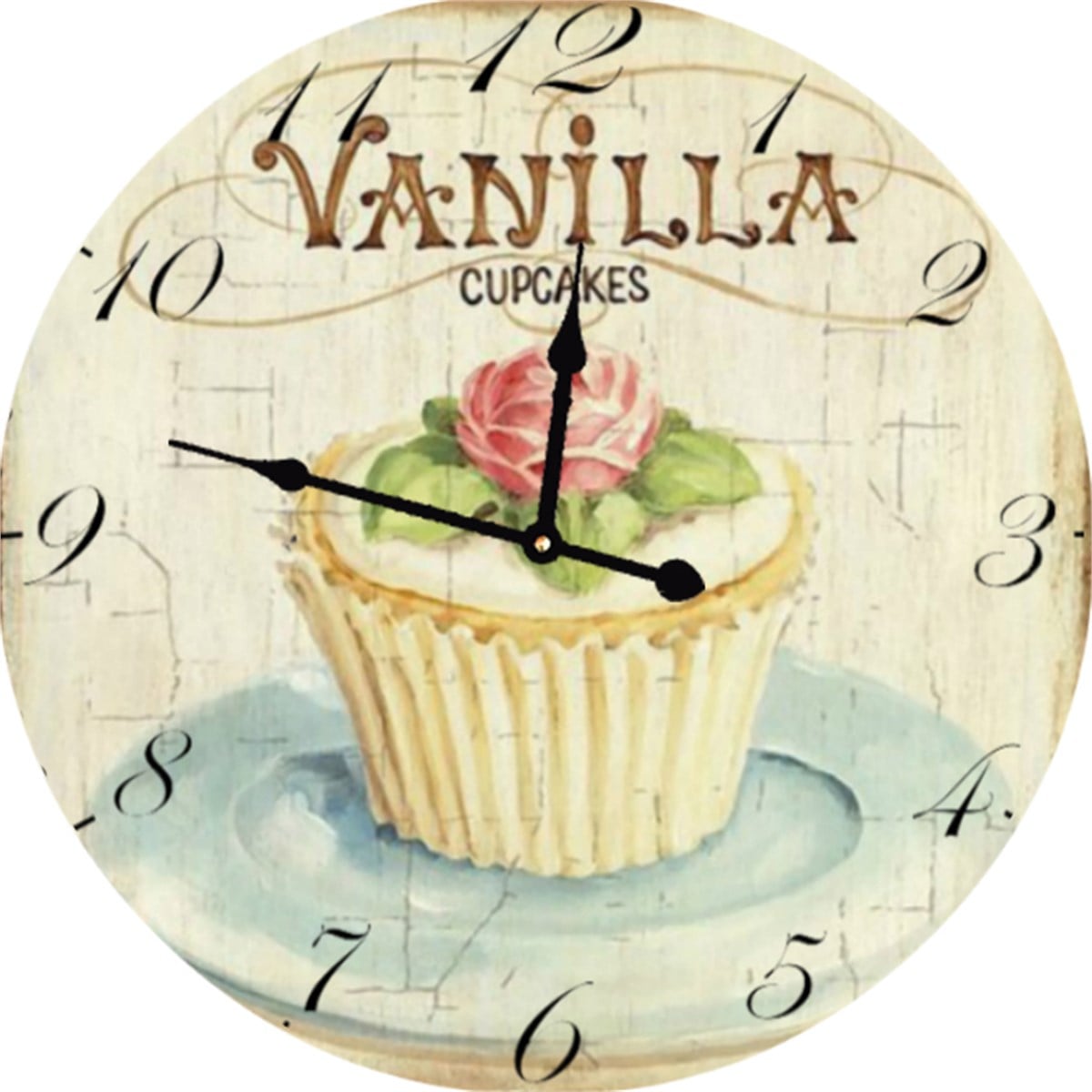 Ahşap Retro Duvar Saati 