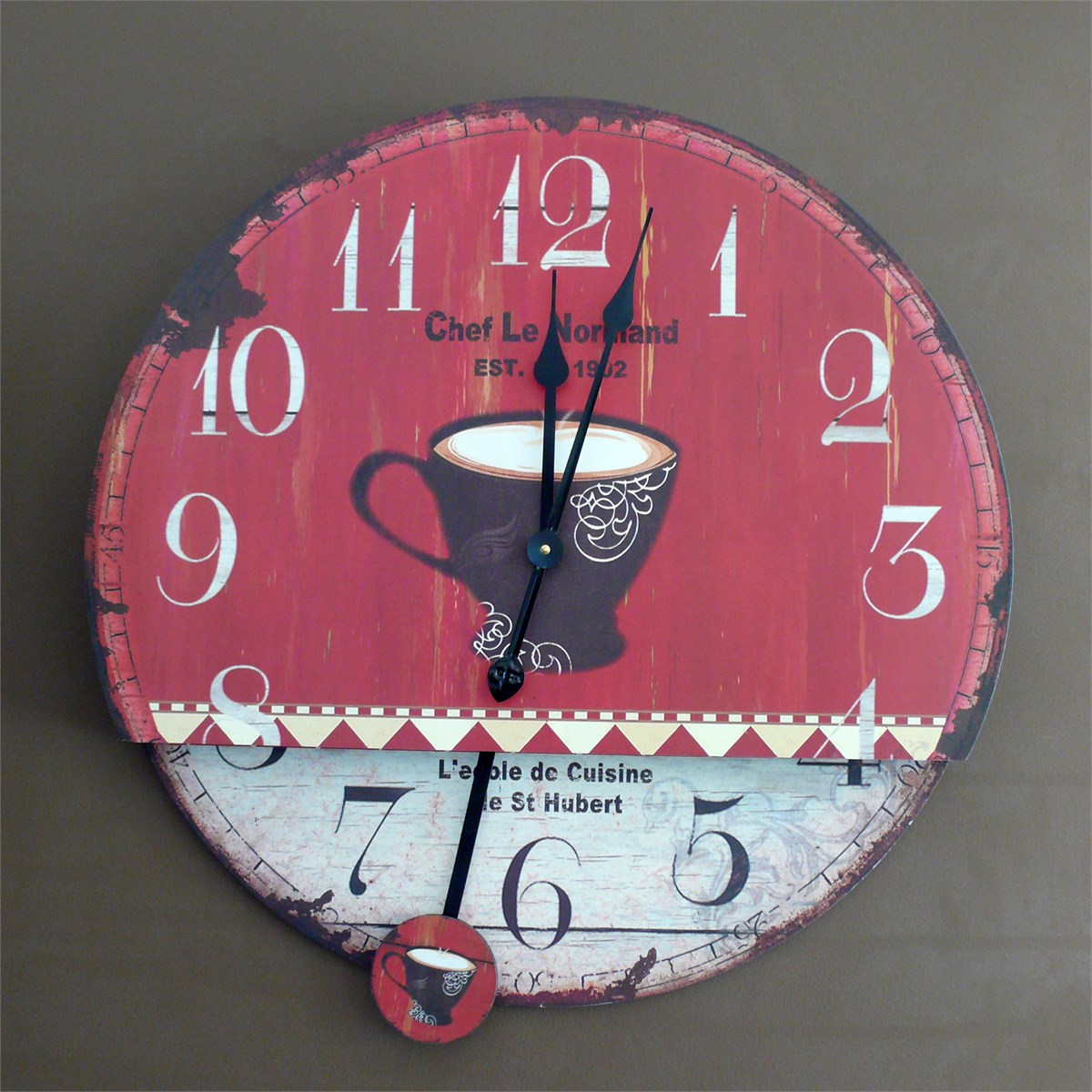 Ahşap Retro Duvar Saati 