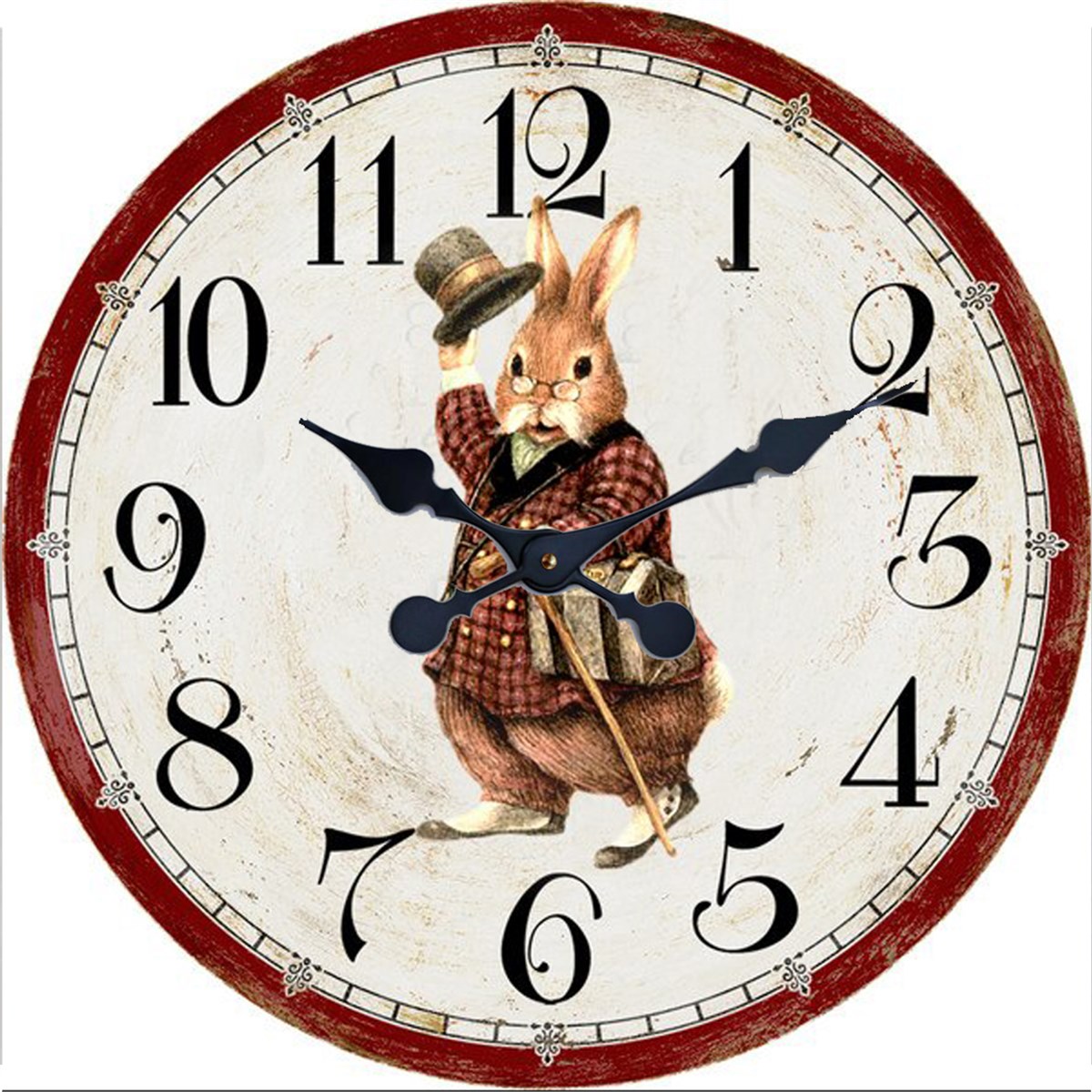 Ahşap Retro Duvar Saati 