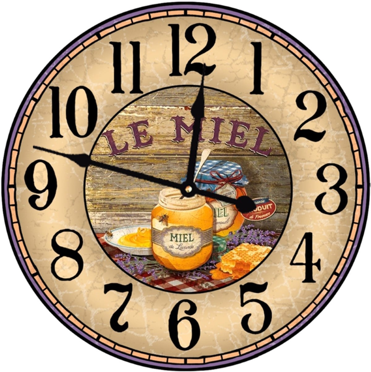 Ahşap Retro Duvar Saati 