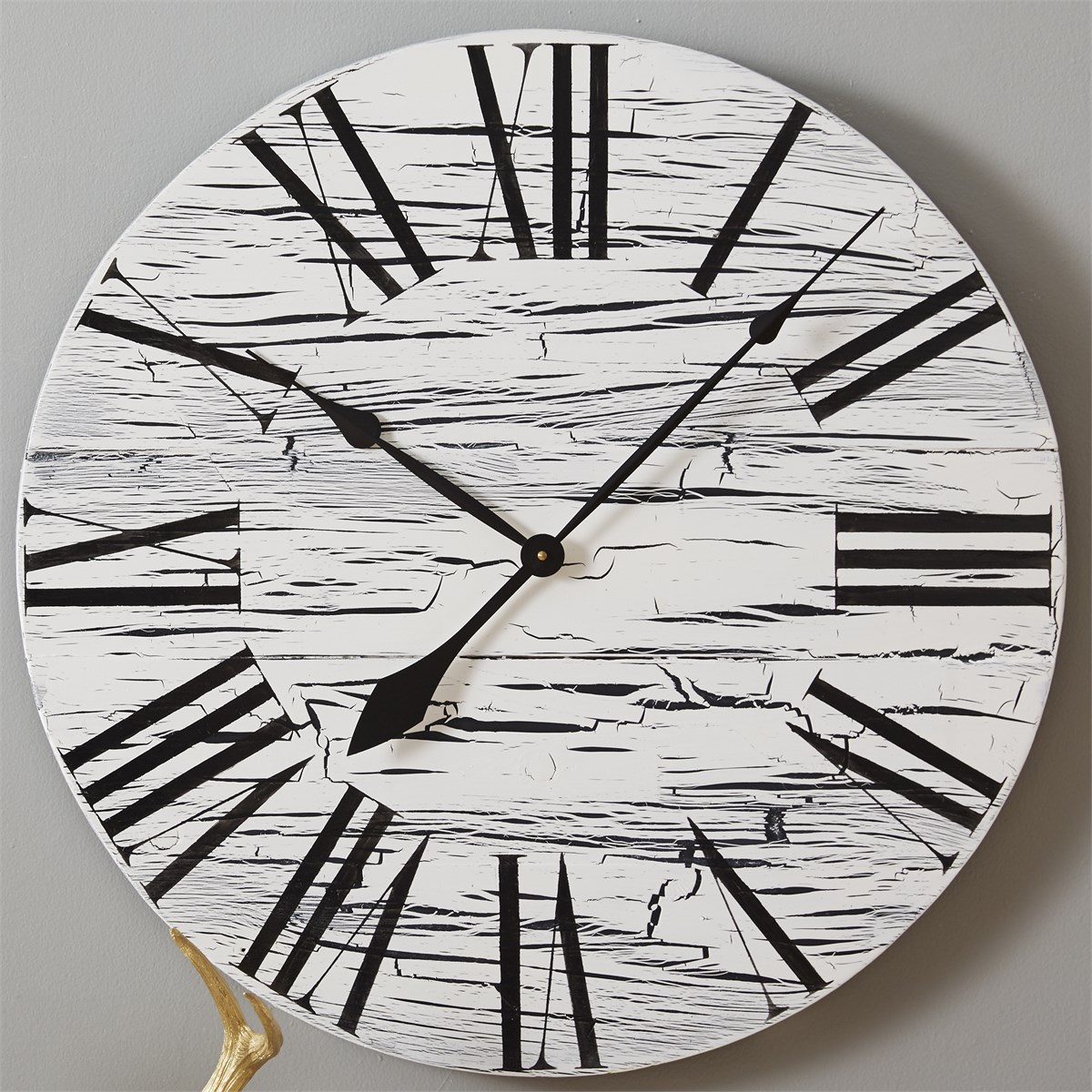 Ahşap Retro Duvar Saati 